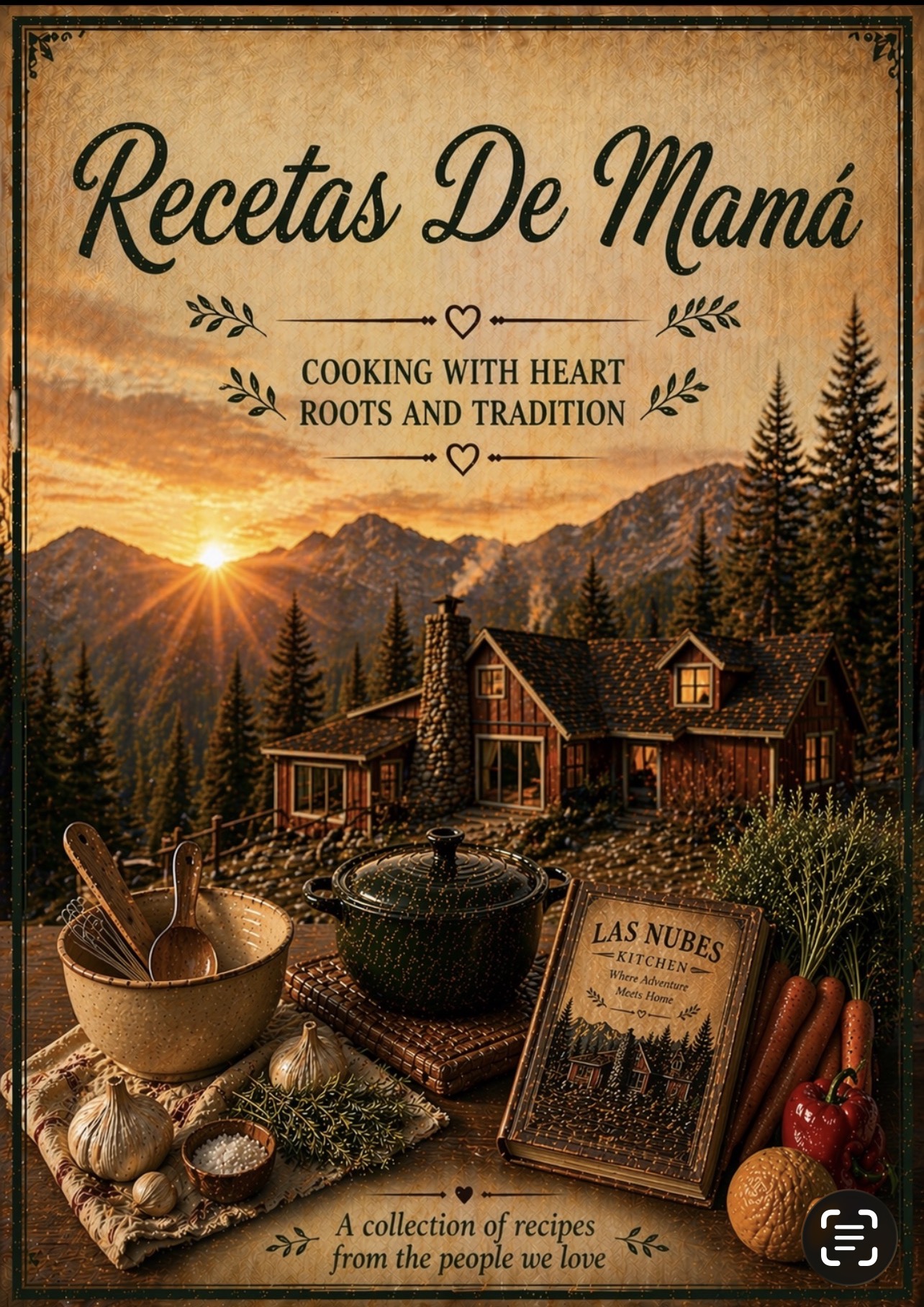 Recetas de Mamá cookbook cover